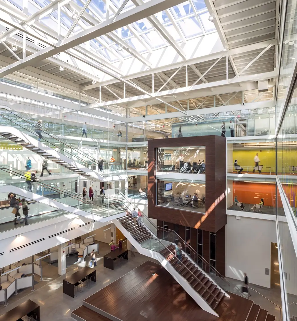 Inmar Corporate Headquarters Central Atrium and Grand Staircase