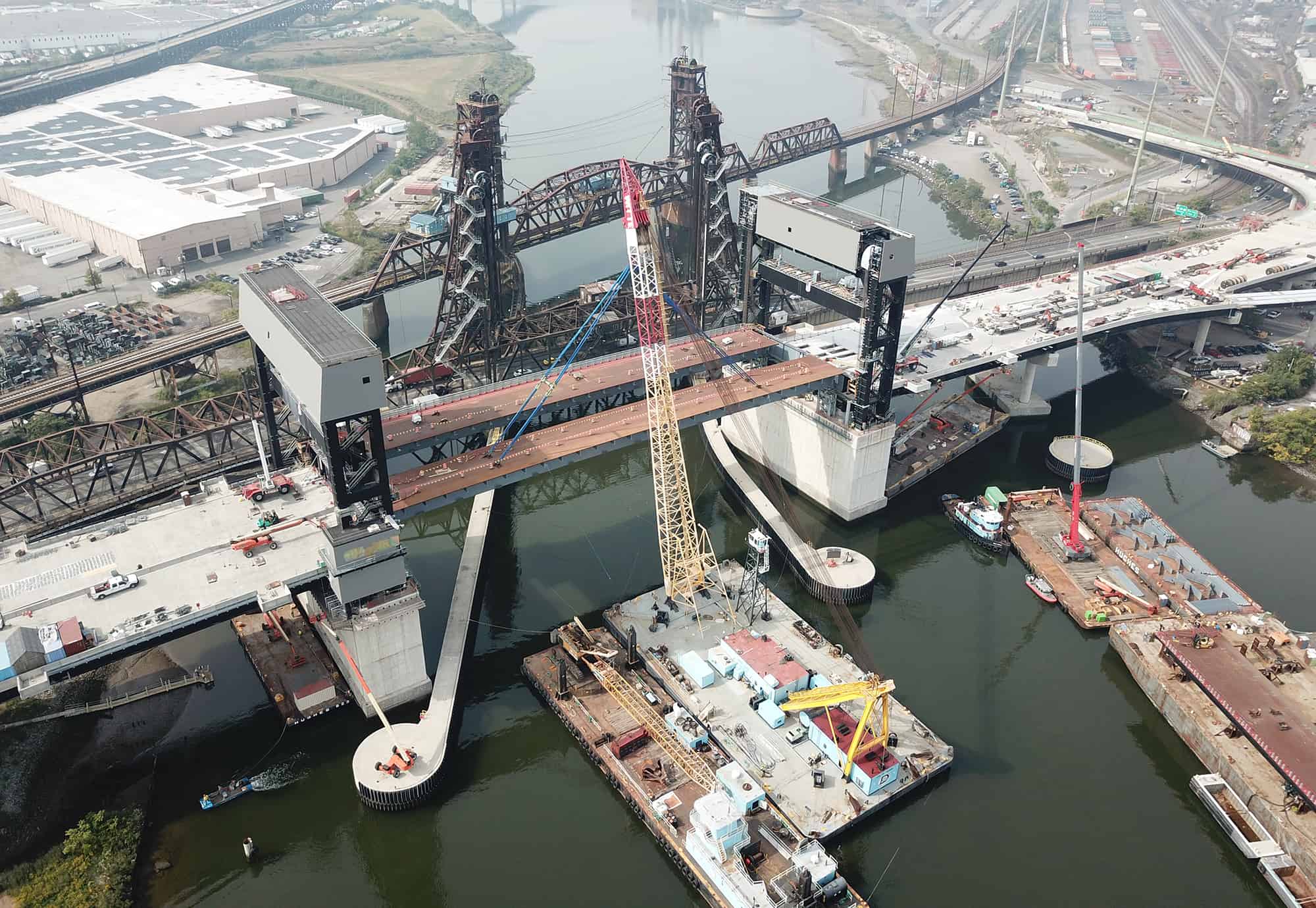 Bridge Construction Engineering Services for Wittpenn's Main Span Erection