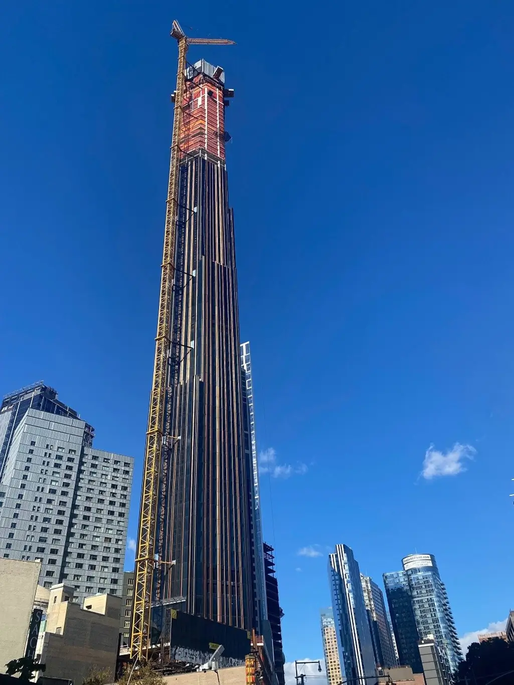 Skyscaper The Brooklyn Tower Under Construction