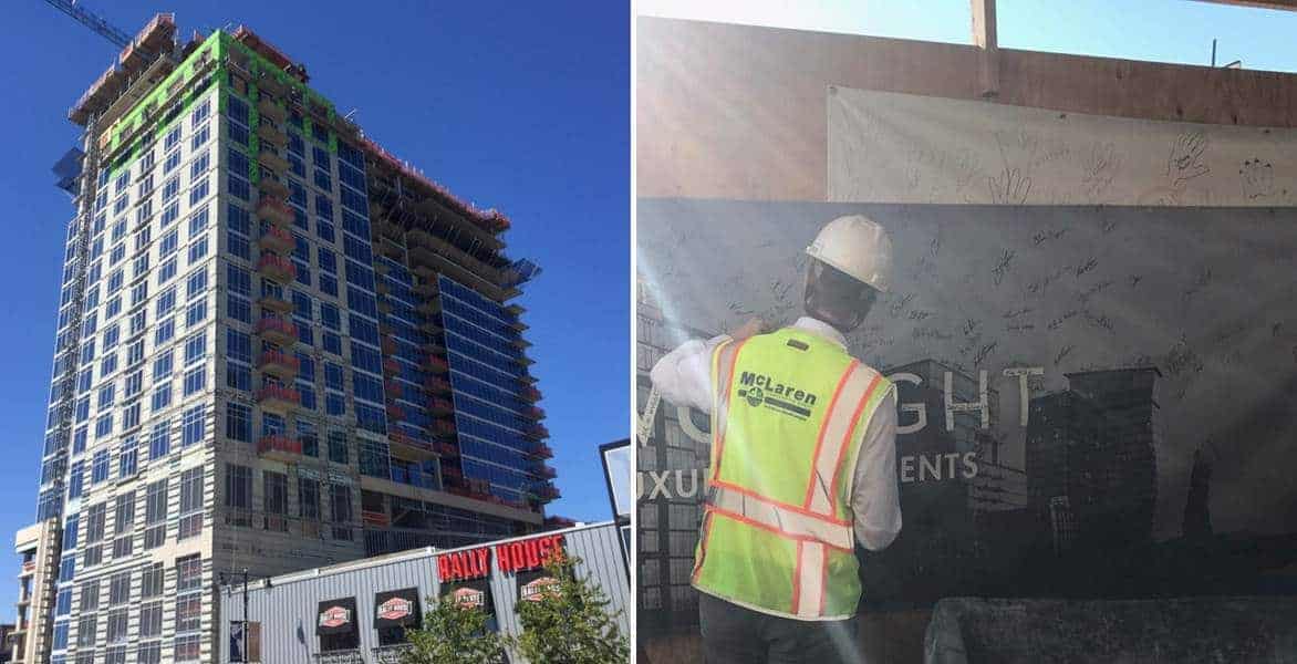 Two Light Topping Out Party