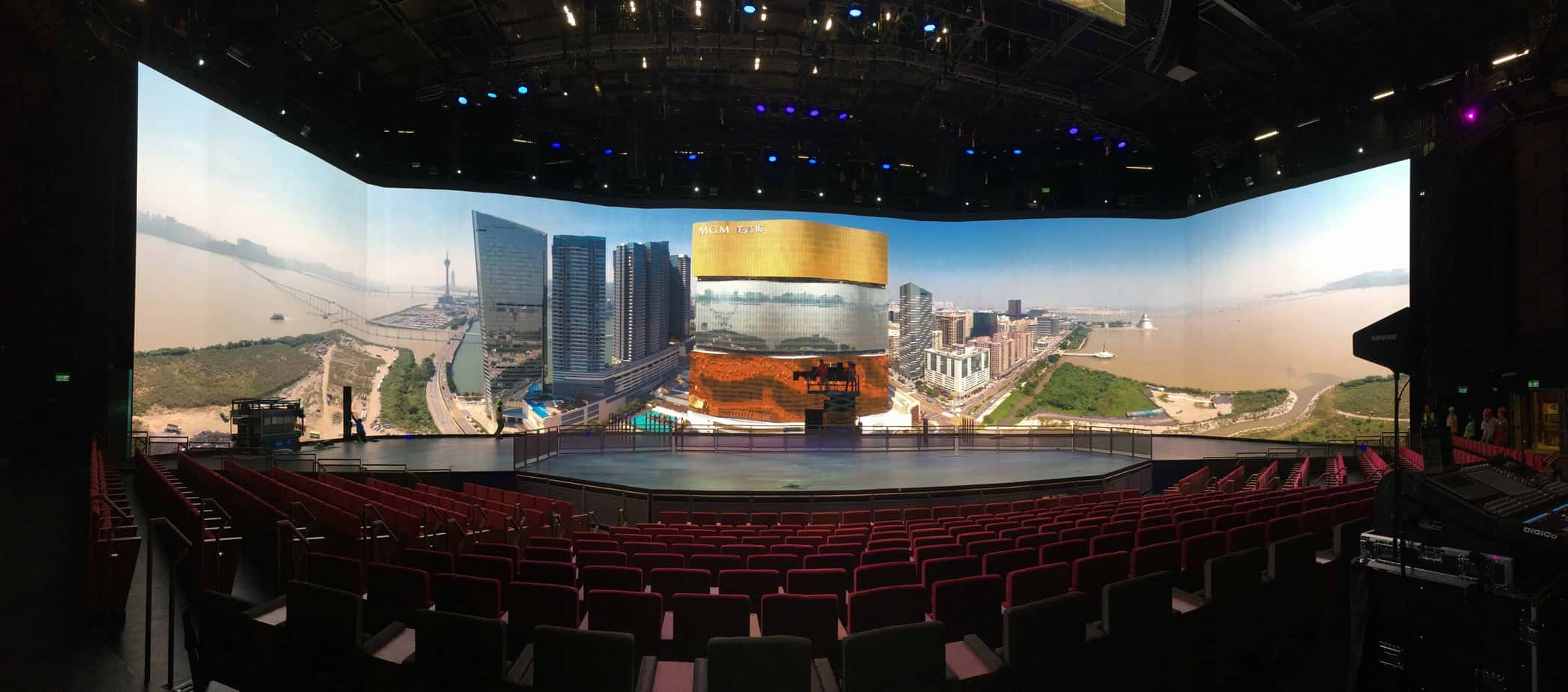 MGM Cotai Theater LED Wall System