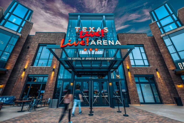 Arena Entrance at the Texas Live! Entertainment Venue