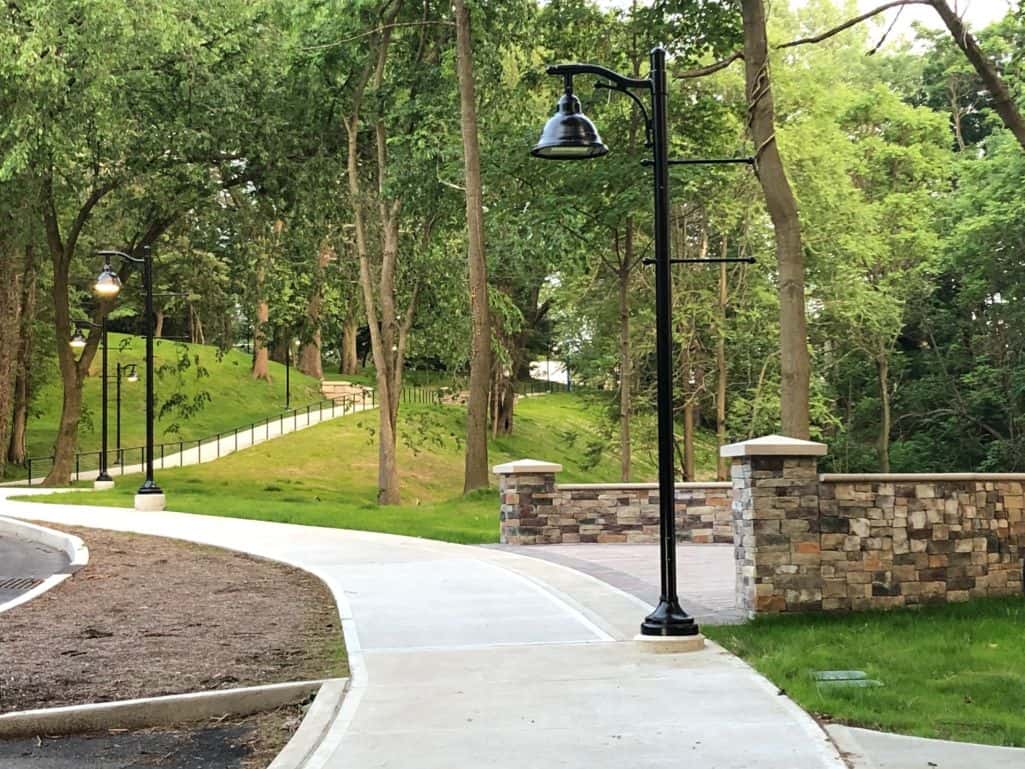 Mercy College Public Private Walkway in Dobbs Ferry