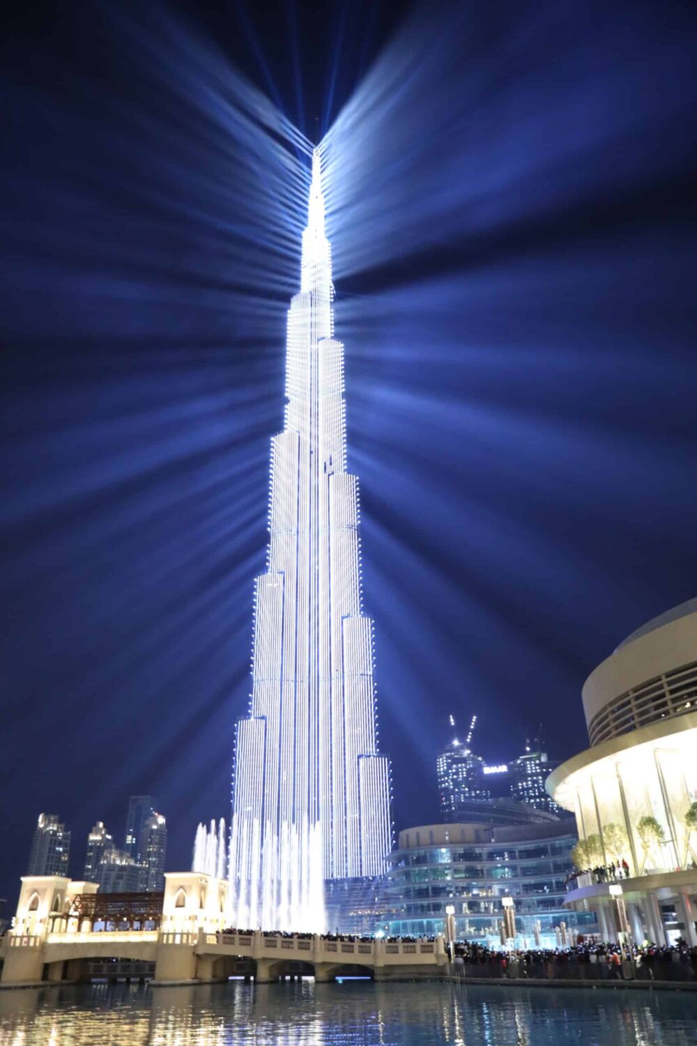 Burj Khalifa Led Light Show Mclaren Engineering Group