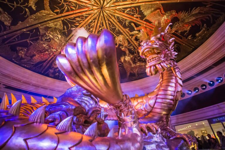 Wynn Macau Casino Kinetic Atrium Dragon