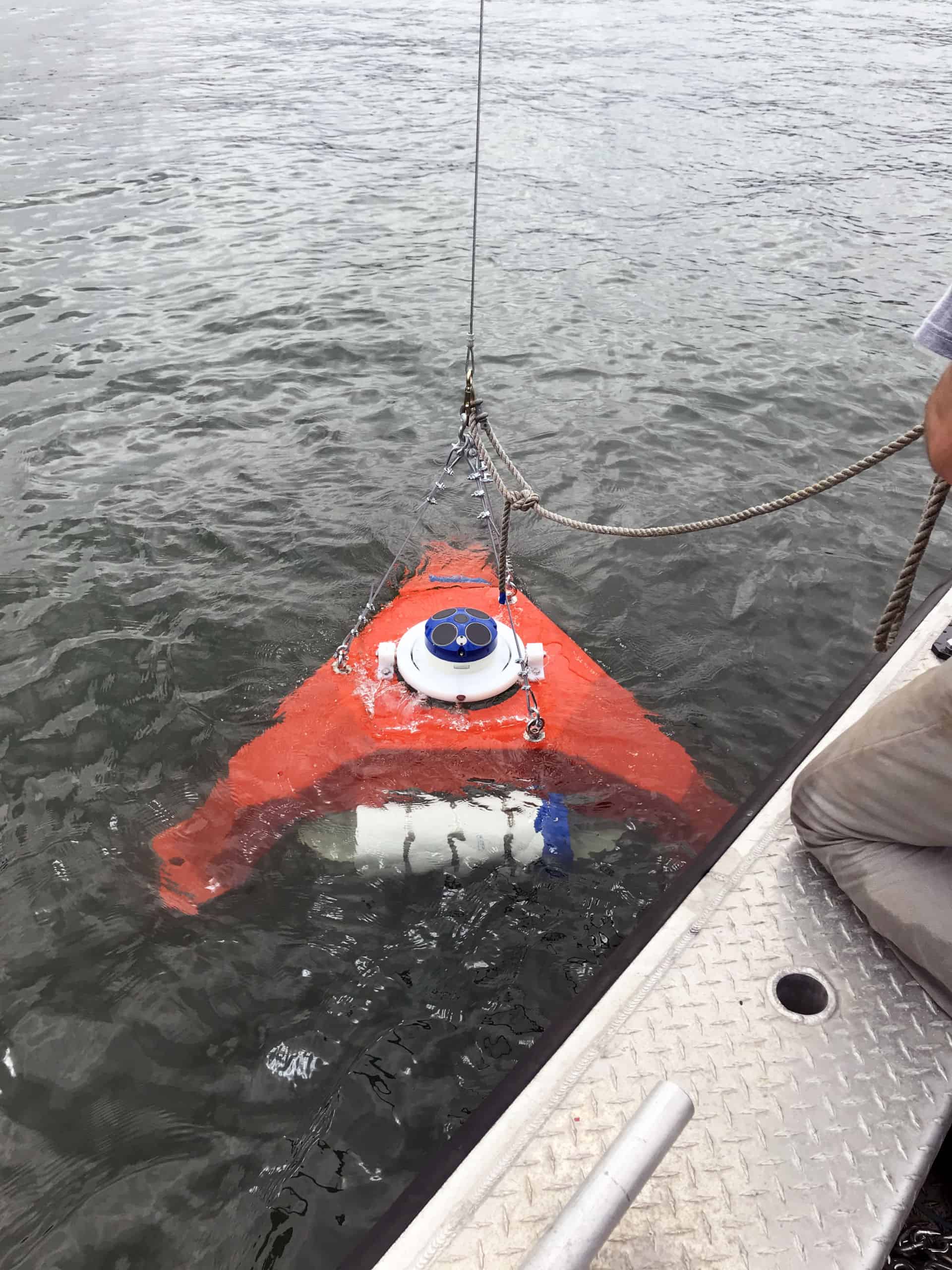 Acoustic Doppler Current Profiler (ADCP) in Use at NYC Ferry Homeport II Site