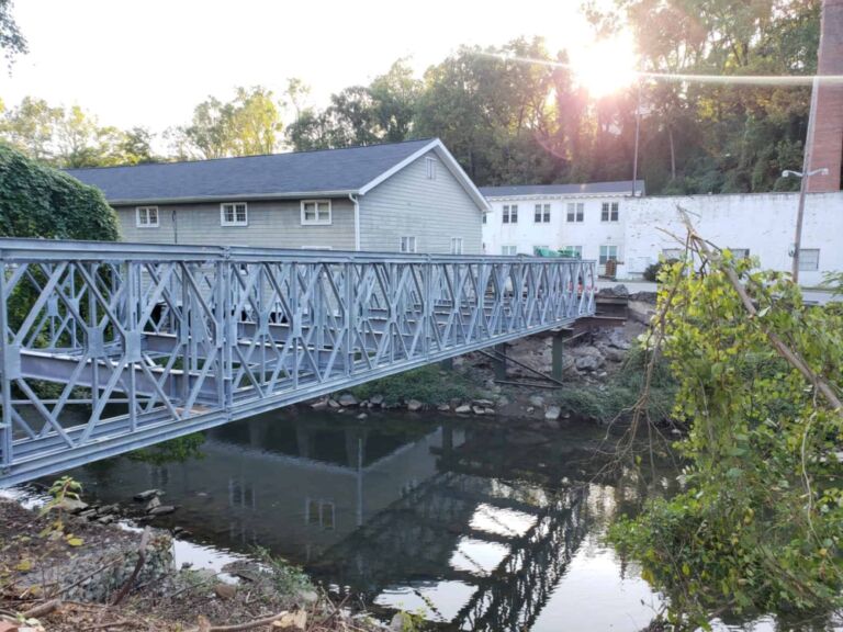 Maryland Sound International Bridge with Steel Framing