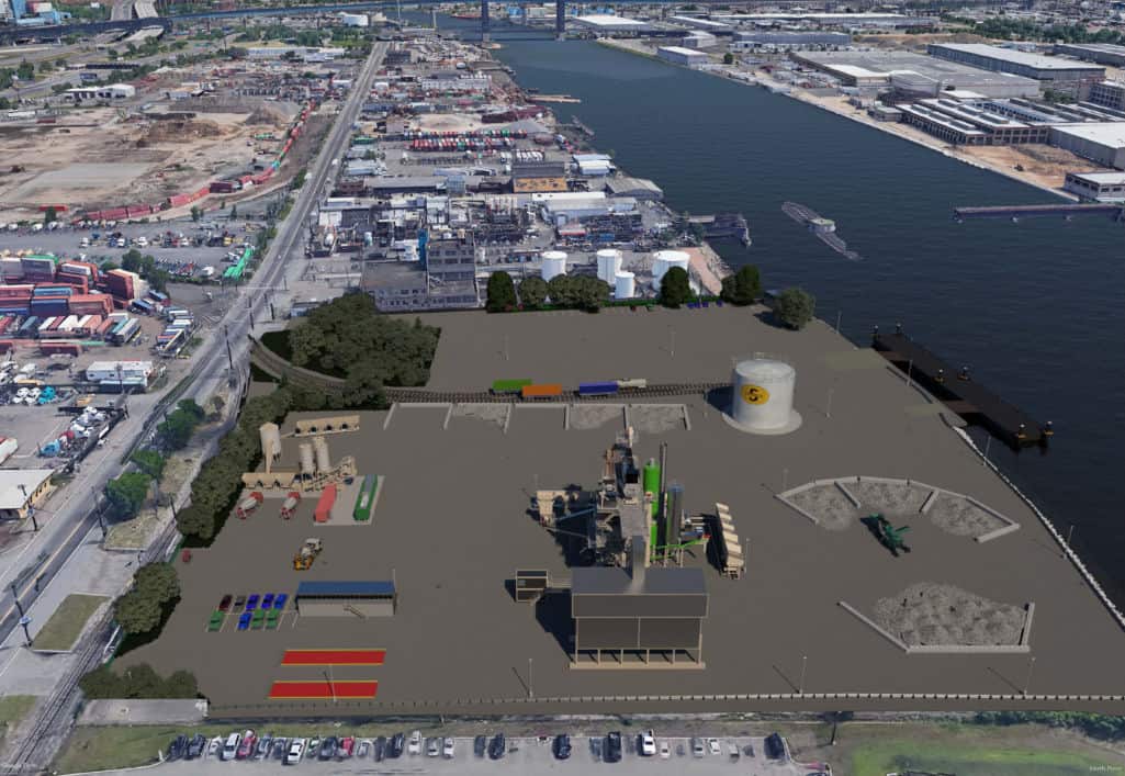 Processing Plant on Waterfront