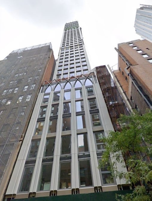 Metal Panel Lattice Facade on NYC Highrise
