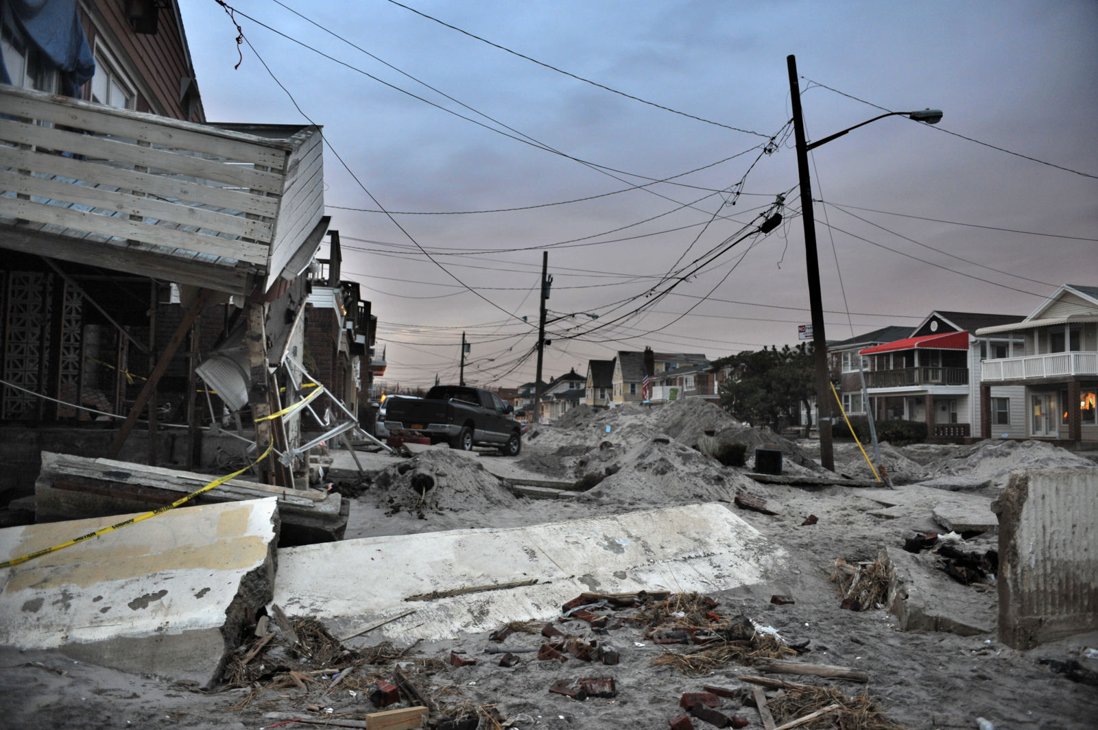 Damaged houses - ZONING FOR COASTAL FLOOD RESILIENCY  