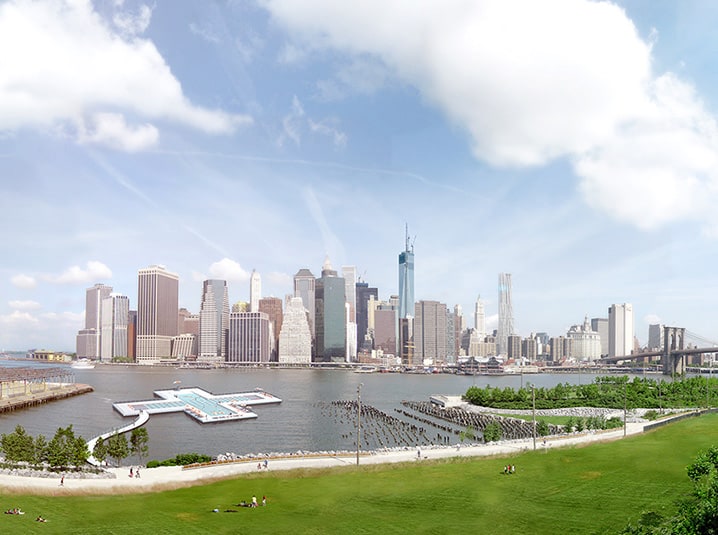 A big plus: pool floated for New York’s East River