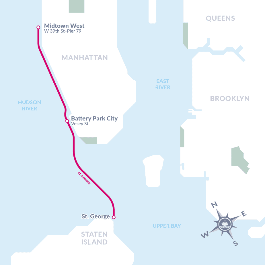 Nyc Ferry Route Map St. George Landing Opens - Nyc Ferry - Mclaren Engineering Group