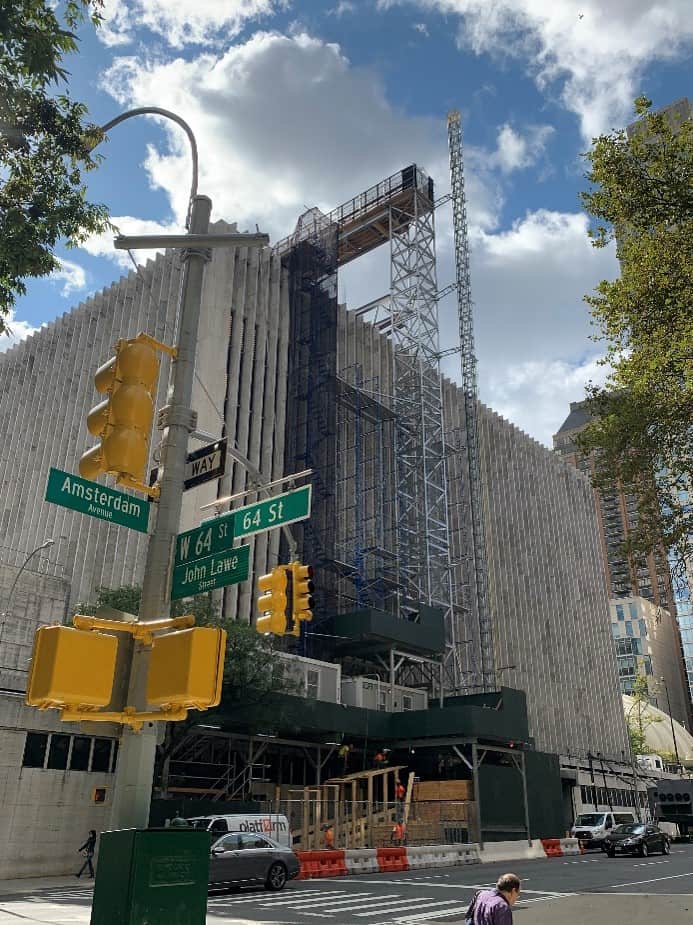 Metropolitan Opera House Hoist During Construction