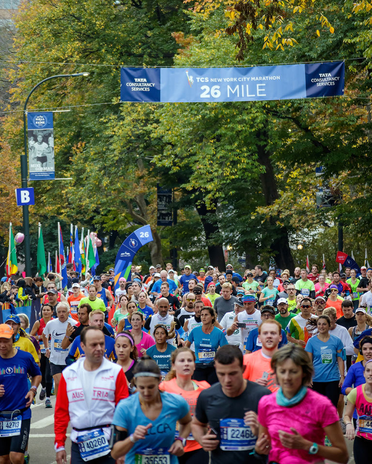 Media and Press Platform at 2021 NYC Marathon