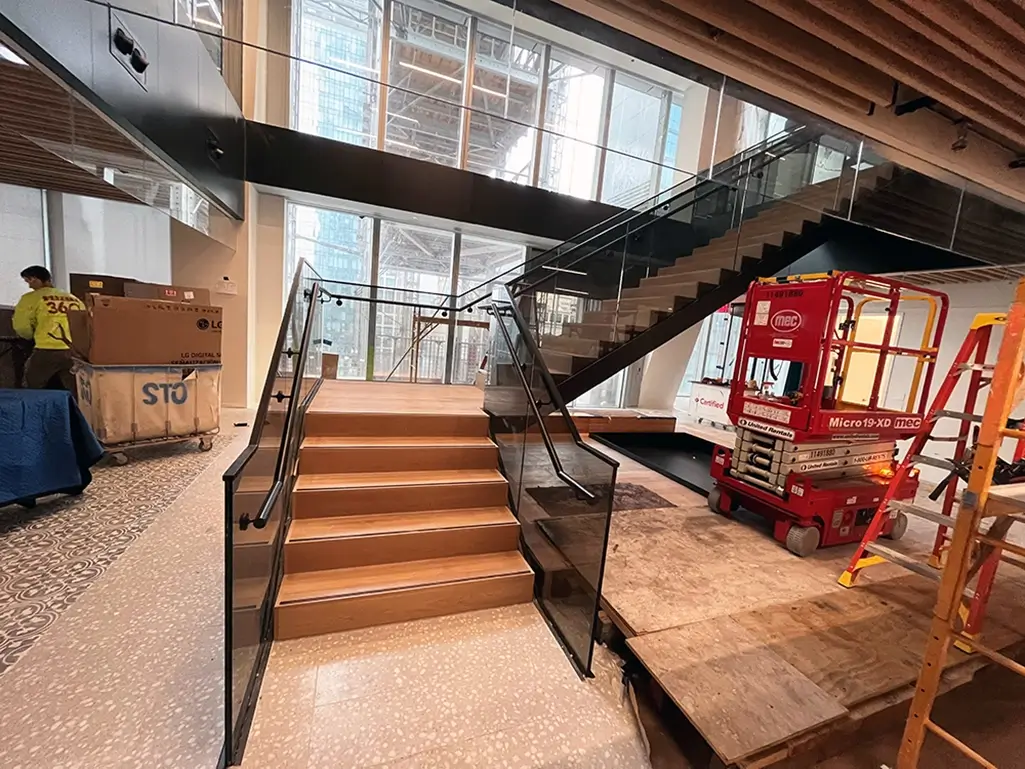 Pfizer Fit-Out Monumental Stairs