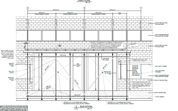 Summit Medical Group Shoring for Exterior Modifications