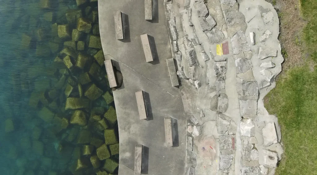 Promontory Point’s Natural Rocks Are Effective Shoreline Protection