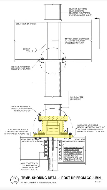 2440 Fulton Street Temporary Shoring Drawing