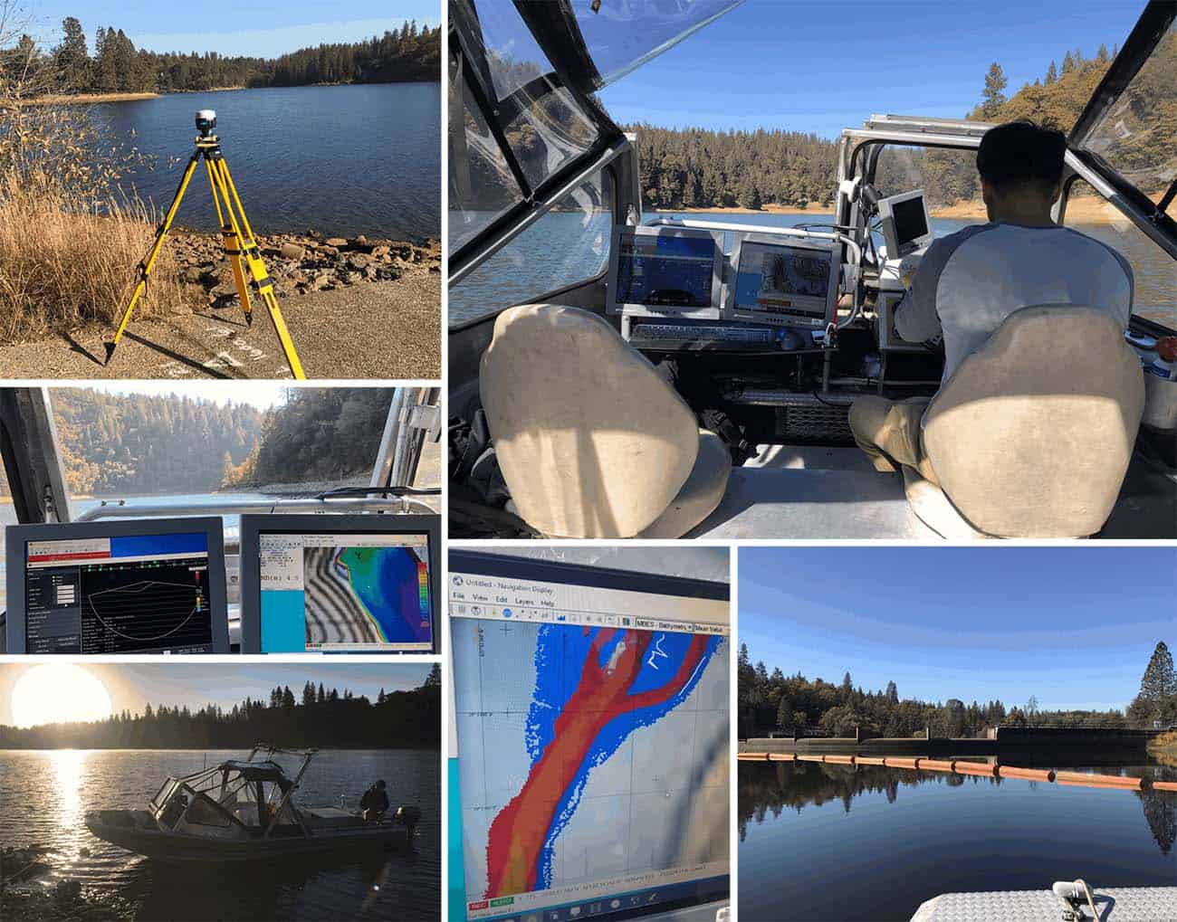 Bathymetric Mapping of California Reservoirs