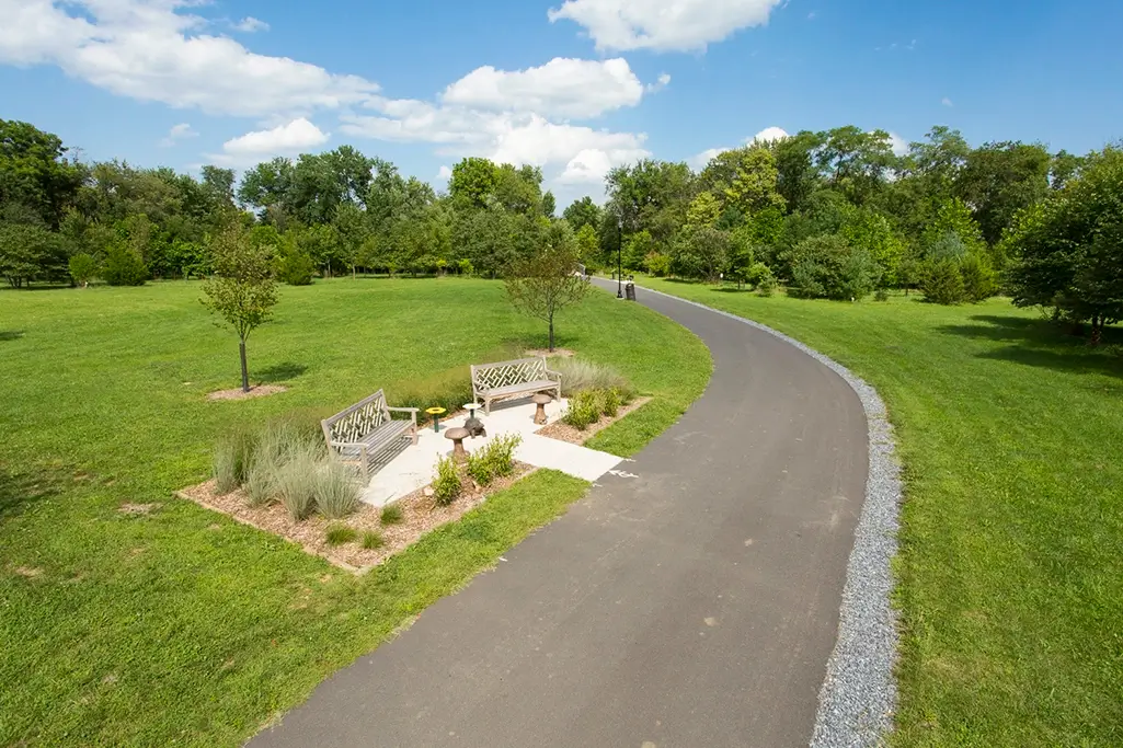 Completed Frederick Shared Use Path and Sitting Area, a McLaren Engineering Group project