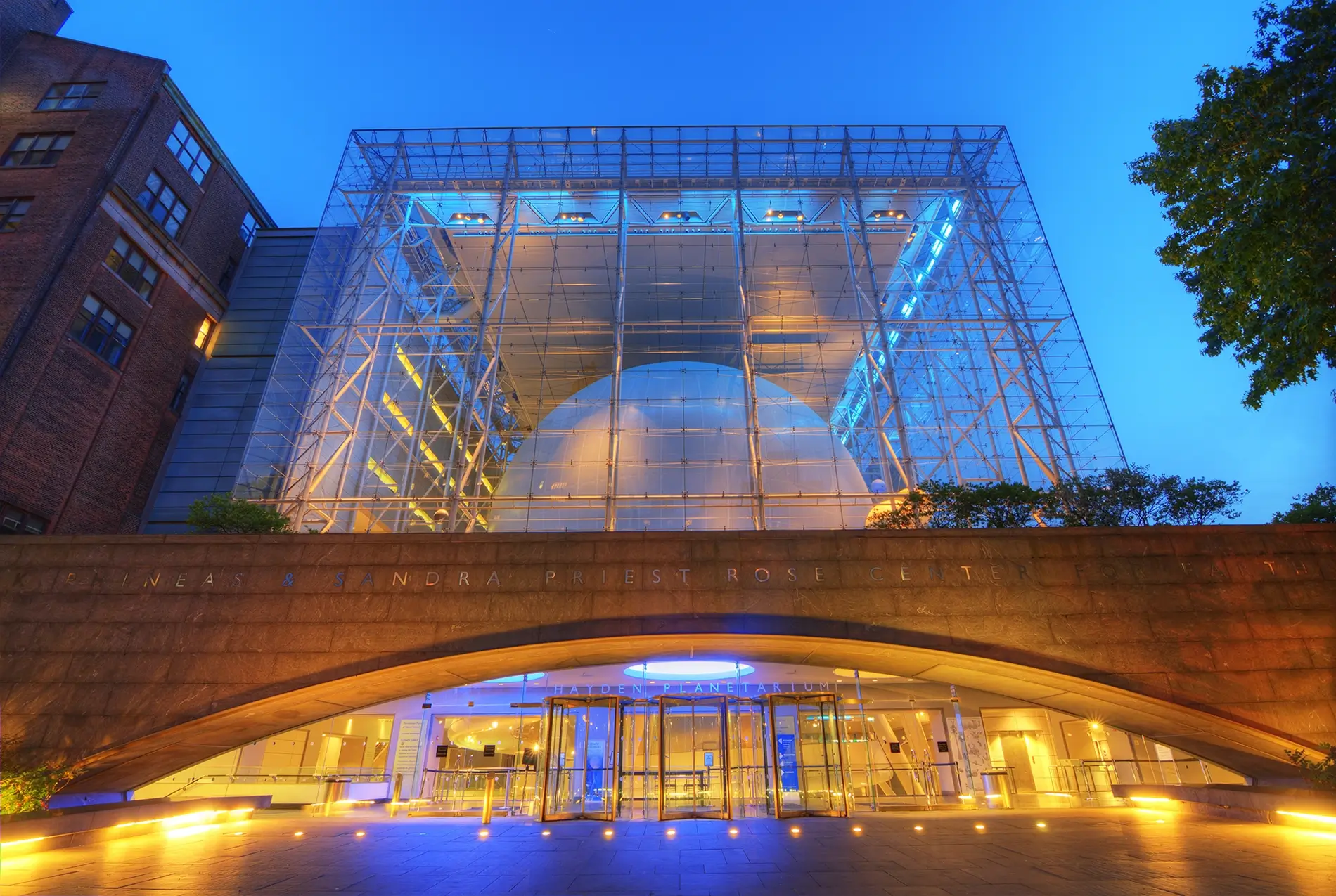 Glass Building Envelope at Hayden Planetarium, a project engineered by McLaren Engineering Group