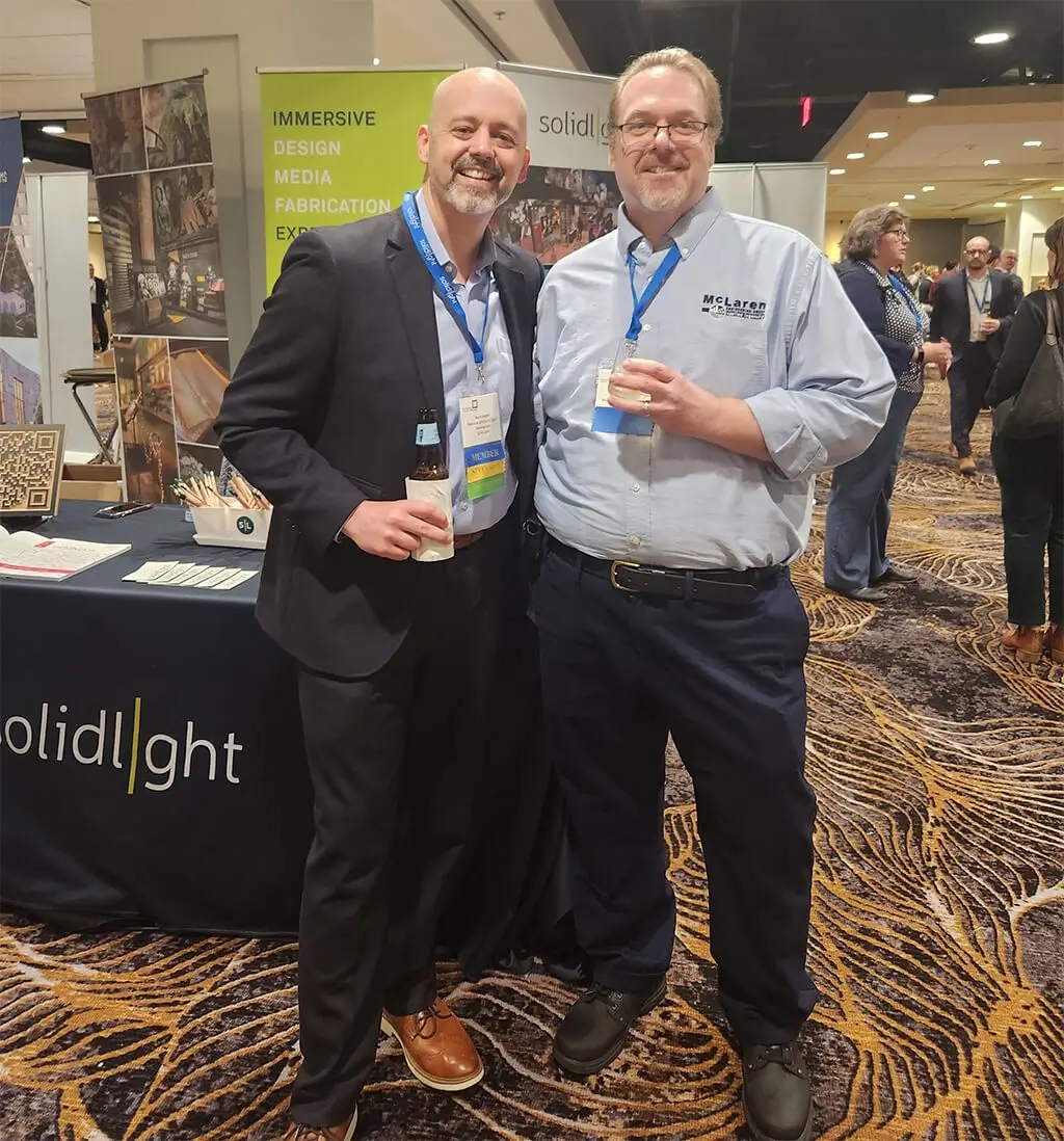 McLaren's Assistant Vice President of Entertainment, Steve Bonadonna, at the MAAM 2024 Building Museums Symposium