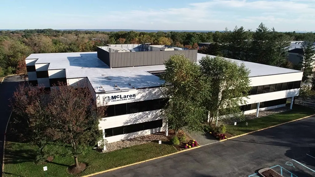 Aerial View of McLaren Engineering Group's New Jersey Office in Woodcliff Lake