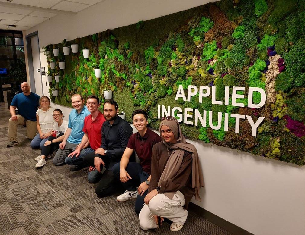Engineering NJ Office Greenwall - Working Here at McLaren Engineering Group