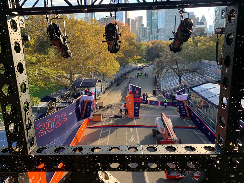 NYC Marathon Media Bridge Engineering