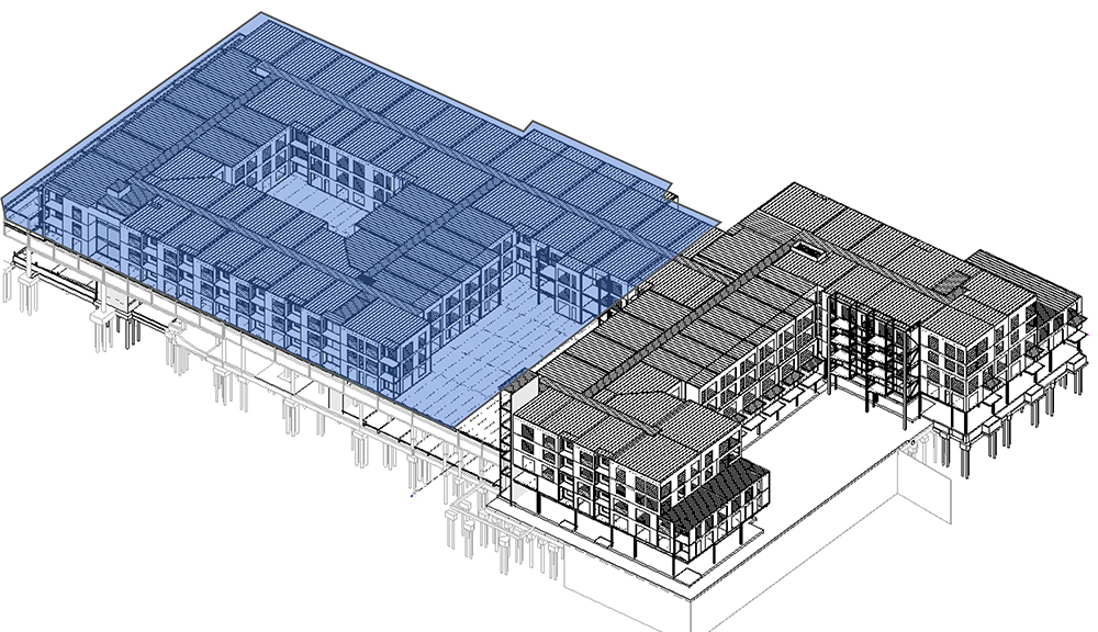 Elms Fells Point Drawing of Warehouse Overbuild