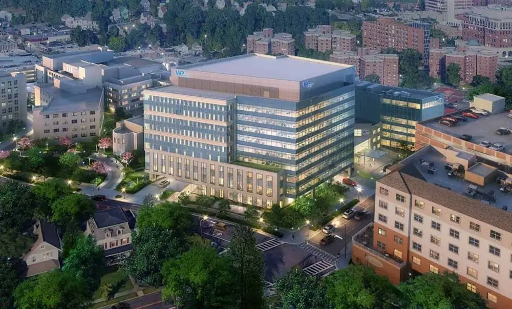White Plains Hospital Office Building, Rendering credit Perkins Eastman